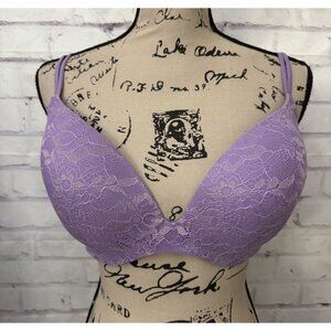 Victoria’s Secret Bra‎ Angels Secret Embrace 36DD Purple Lace Convertible Sexy